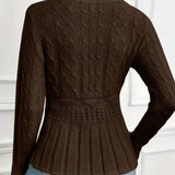 Hana - Megztinis su peplum