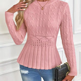 Hana - Megztinis su peplum