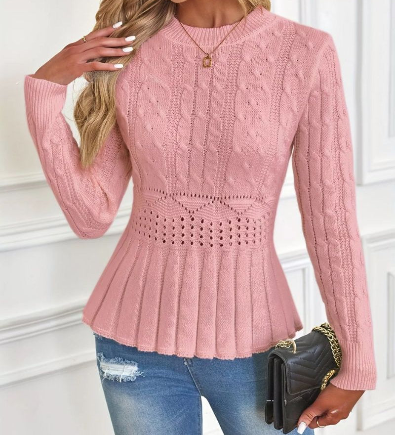 Hana - Megztinis su peplum