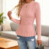 Hana - Megztinis su peplum