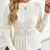 Hana - Megztinis su peplum