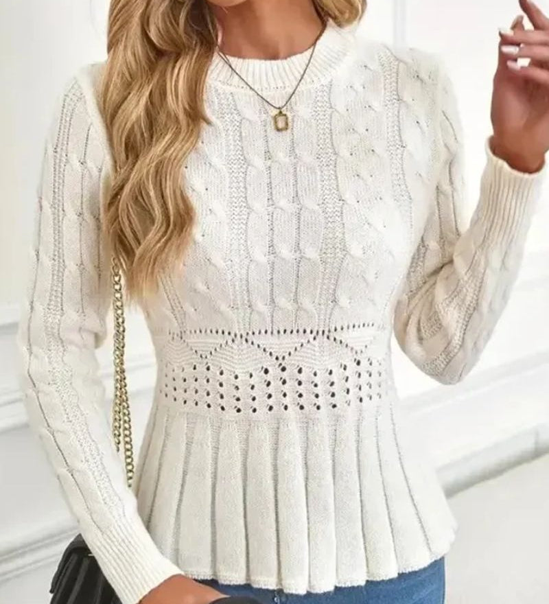 Hana - Megztinis su peplum
