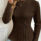 Hana - Megztinis su peplum