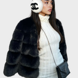 Amira - Elegantiška dirbtinio kailio striukė