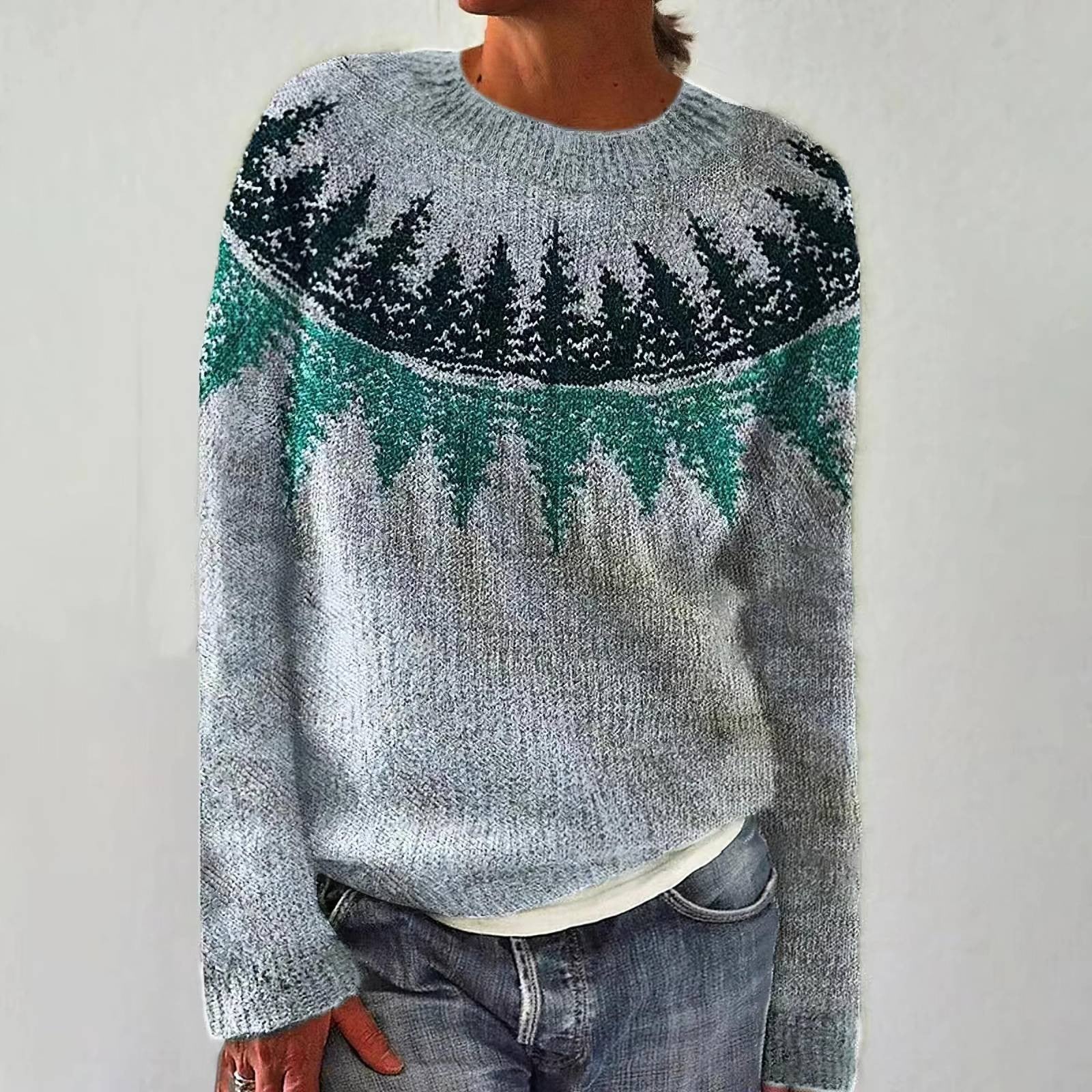 Leandra | Jauki Retro Megztinis