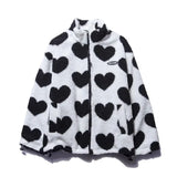 Jelena - Dvipusė striukė su širdelėmis