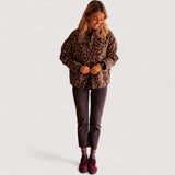Paulina - Madingas leopardinis švarkas