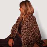 Paulina - Madingas leopardinis švarkas