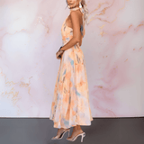 Esther - elegantiška akvarelinė suknelė